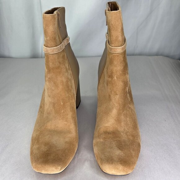 Bella Vita Women's Quincy Square Toe Zippered Booties - Picture 3 of 8